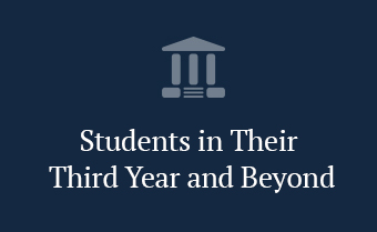 students in their third year and beyond